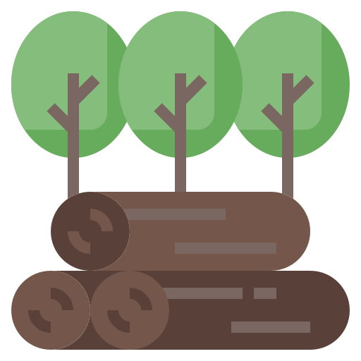 Prunning of tall trees icon